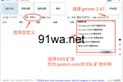 支持KAS/CFX/Alph等主流币种的轻松矿工-内置SSL矿池连接，让你一键开挖